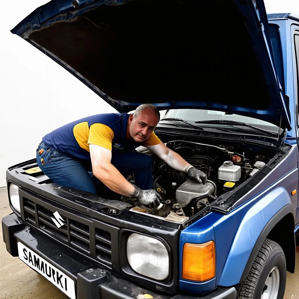 Suzuki Samurai engine repair